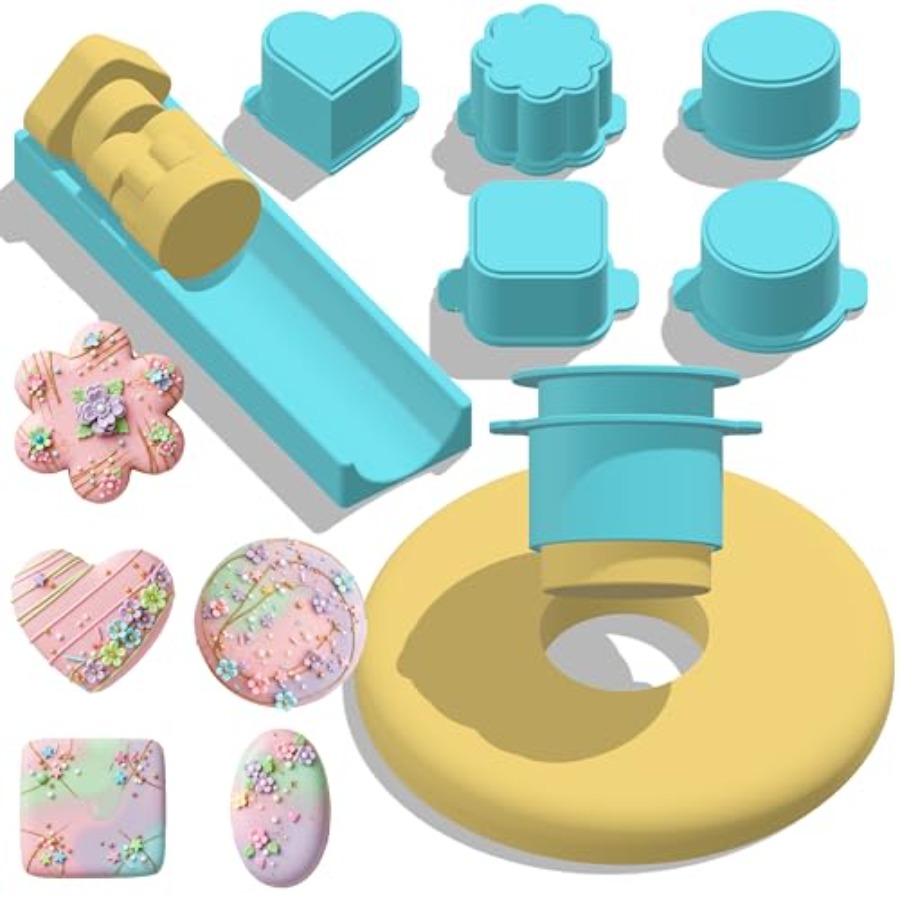 3D Printing Aluminium - 5 PCS Cake Pop Mold Set