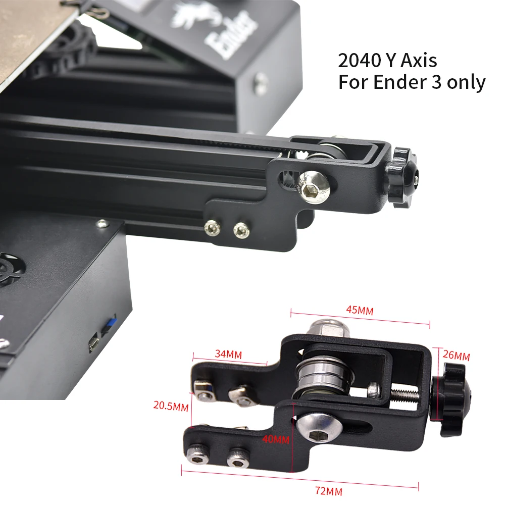 3D Printing X Axis - 3D Printer Part Belt Tensioner 2020