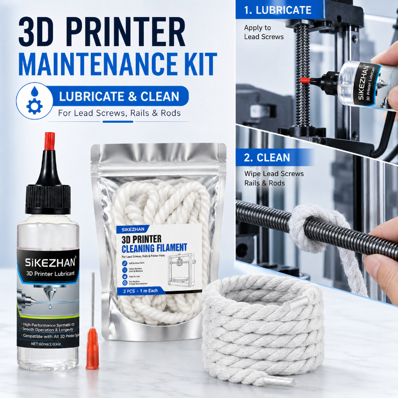 3D Print Removal Tool - 3D Printer Maintenance Kit,Lubricant Oil +