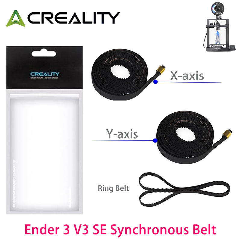 3D Printing X Axis - Creality Ender-3 V3 SE Timing Belt