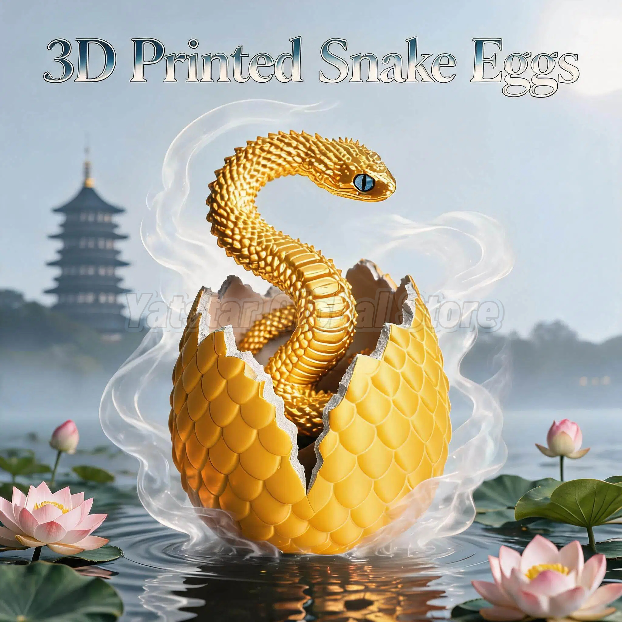 3D Printing Joint - 3D Printed Snake Egg Toy Creative