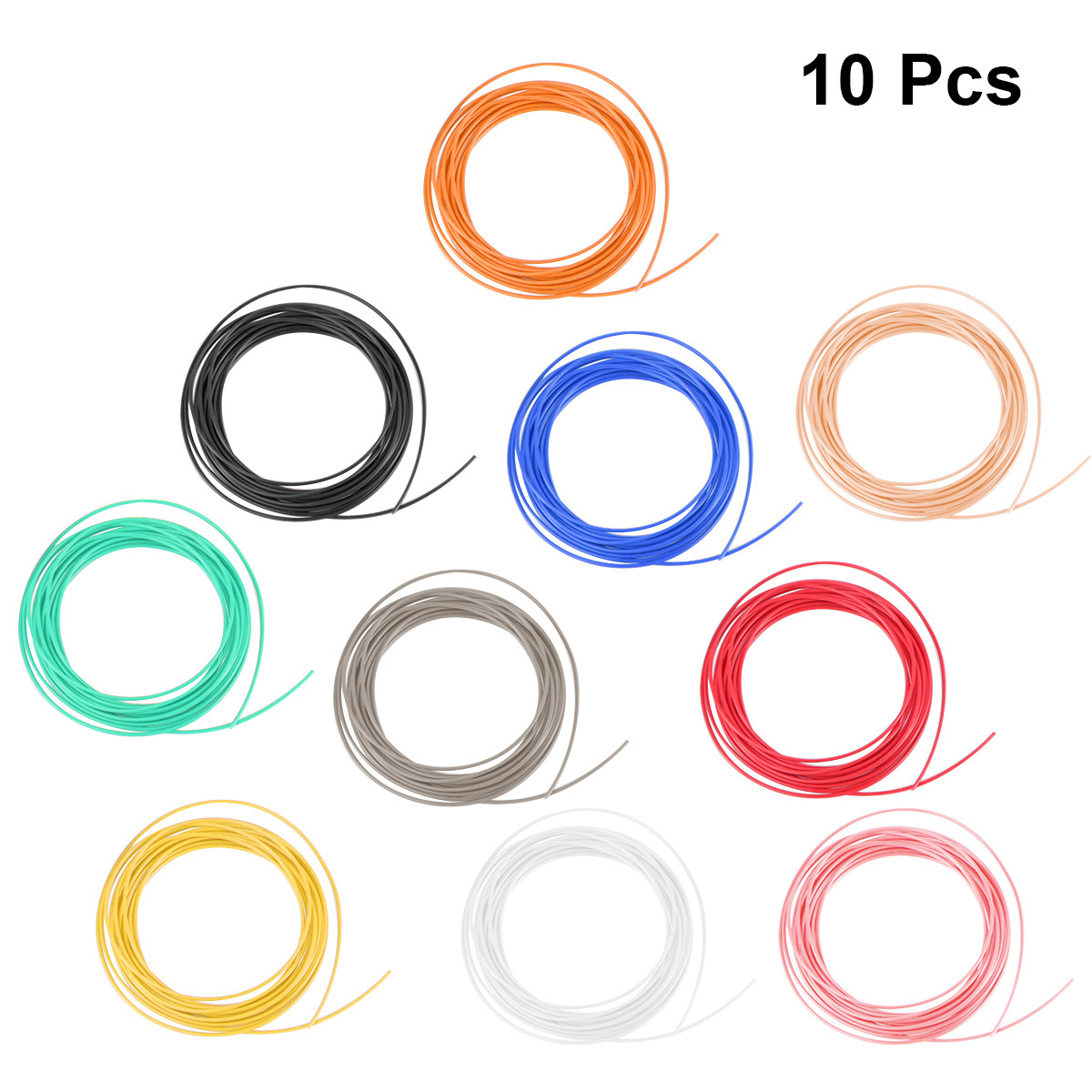 10Pcs 1.75mm Quality Pla Filam - 3D Printing High Temperature Materials บทวิจารณ์และราคา