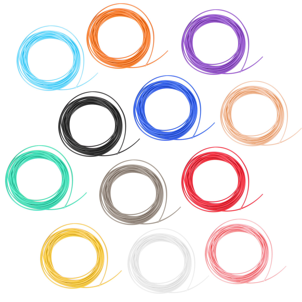 10Pcs 1.75mm Quality Pla Filam - 3D Printing High Temperature Materials บทวิจารณ์และราคา