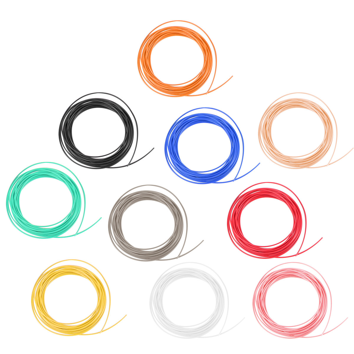 10Pcs 1.75mm Quality Pla Filam - 3D Printing High Temperature Materials บทวิจารณ์และราคา