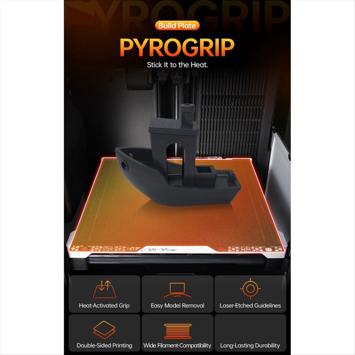 Friendly! PyroGrip Build Plate - Pei Sheet บทวิจารณ์และราคา