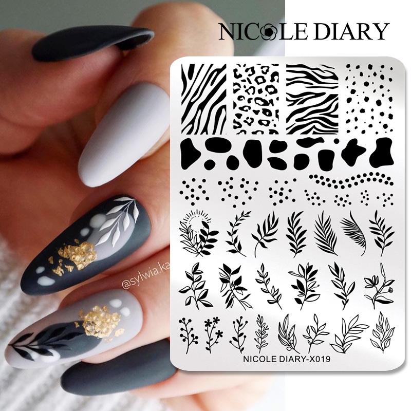 NICOLE DIARY Leaves Flower Nai - 3D Printing Template บทวิจารณ์และราคา
