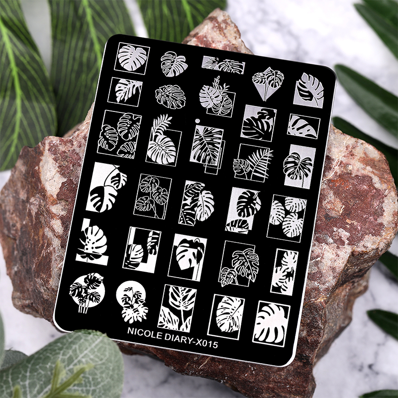 NICOLE DIARY Leaves Flower Nai - 3D Printing Template บทวิจารณ์และราคา