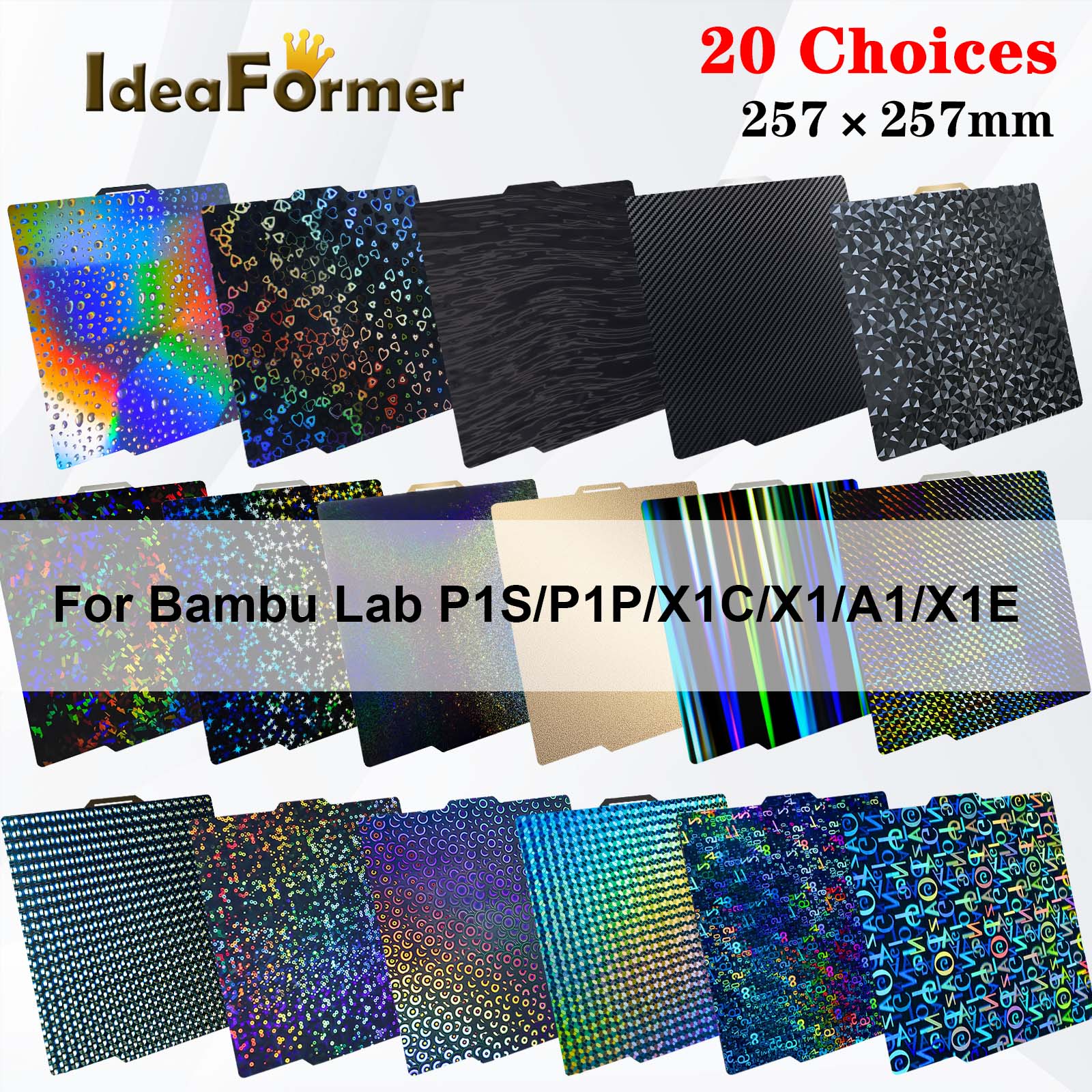257x257 PEK Plate For Bambulab - Pei Sheet บทวิจารณ์และราคา