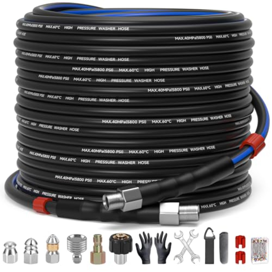 Sewer Jetter Kit for Pressure  - Nozzle Cleaning Kit บทวิจารณ์และราคา