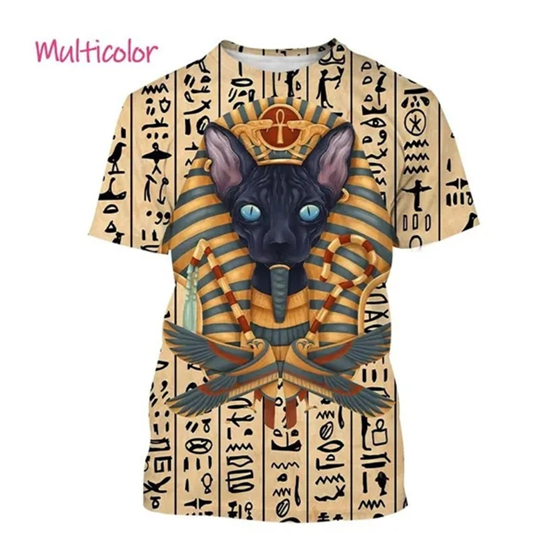 Summer New Pharaoh 3D Print T- - 3D Printing Industrial บทวิจารณ์และราคา