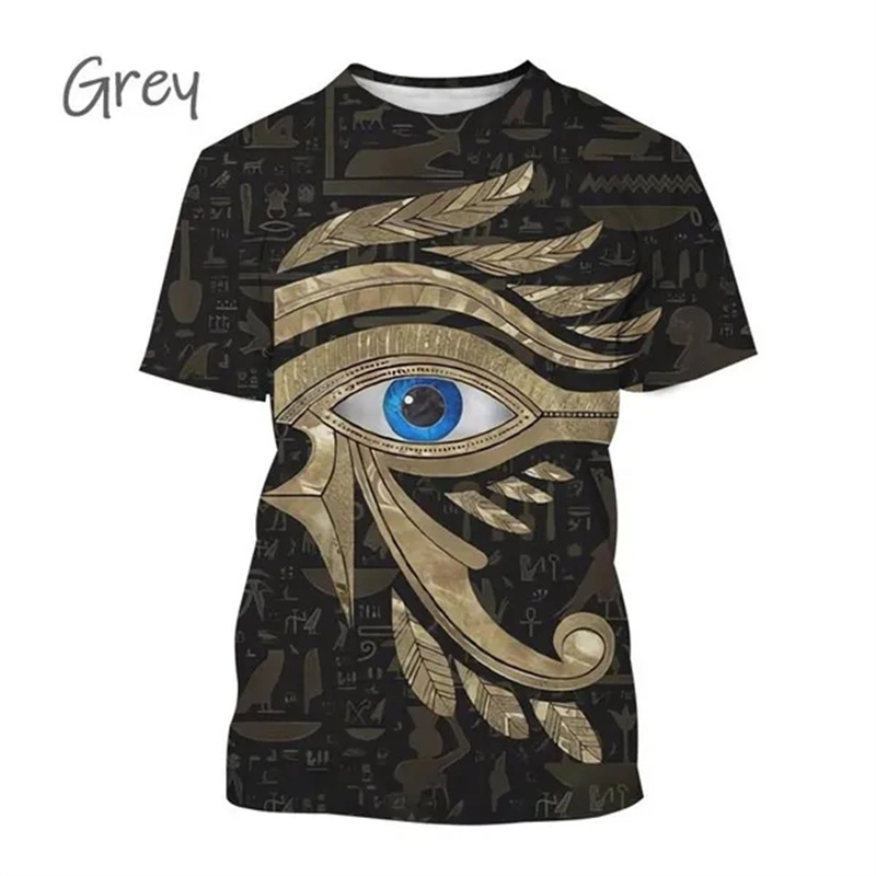 Summer New Pharaoh 3D Print T- - 3D Printing Industrial บทวิจารณ์และราคา