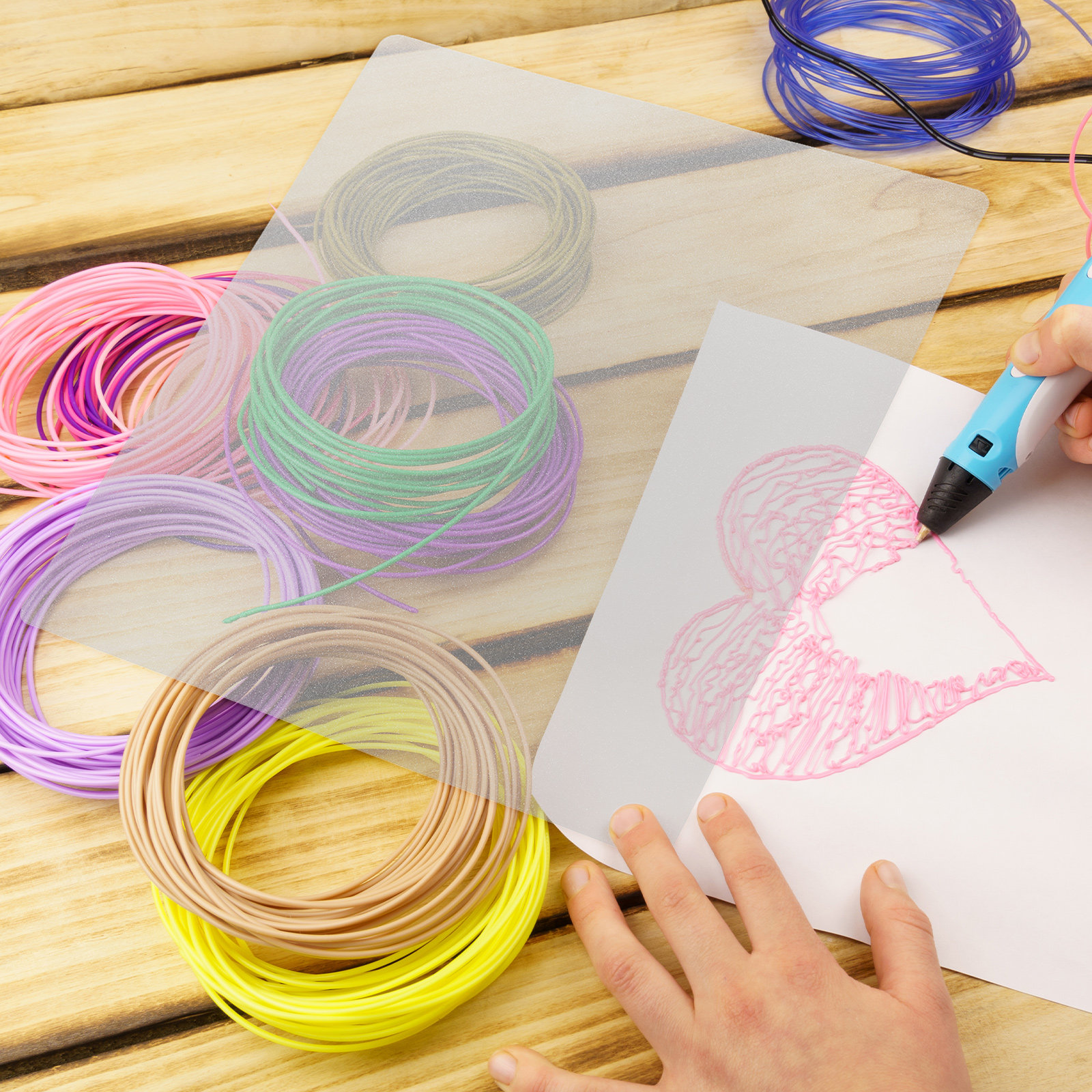 10Pcs Clear 3D Pen Tracing Boa - 3D Printing Template บทวิจารณ์และราคา