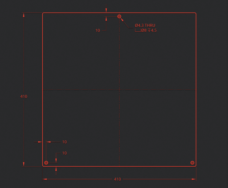Ender5 Pro Plus 410X410X8MM Me - Pei Sheet บทวิจารณ์และราคา
