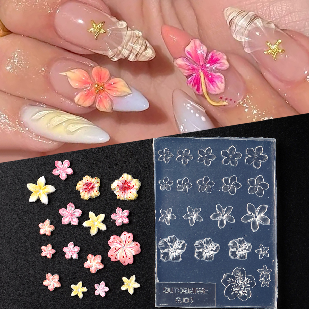 Hibiscus Island Flower Silicon - 3D Printing Template บทวิจารณ์และราคา
