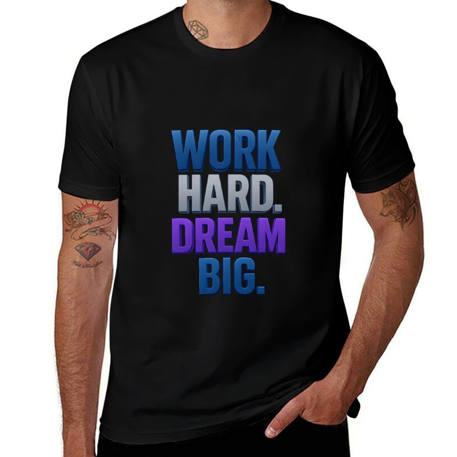 Work Hard Dream Big - Motivati - 3D Printing Quotes บทวิจารณ์และราคา