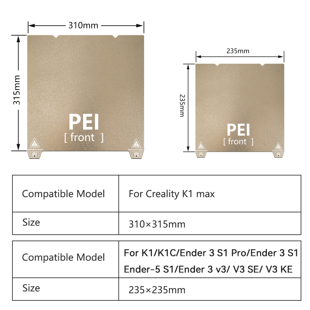 K1 Max Build Plate For Crealit - Pei Sheet บทวิจารณ์และราคา