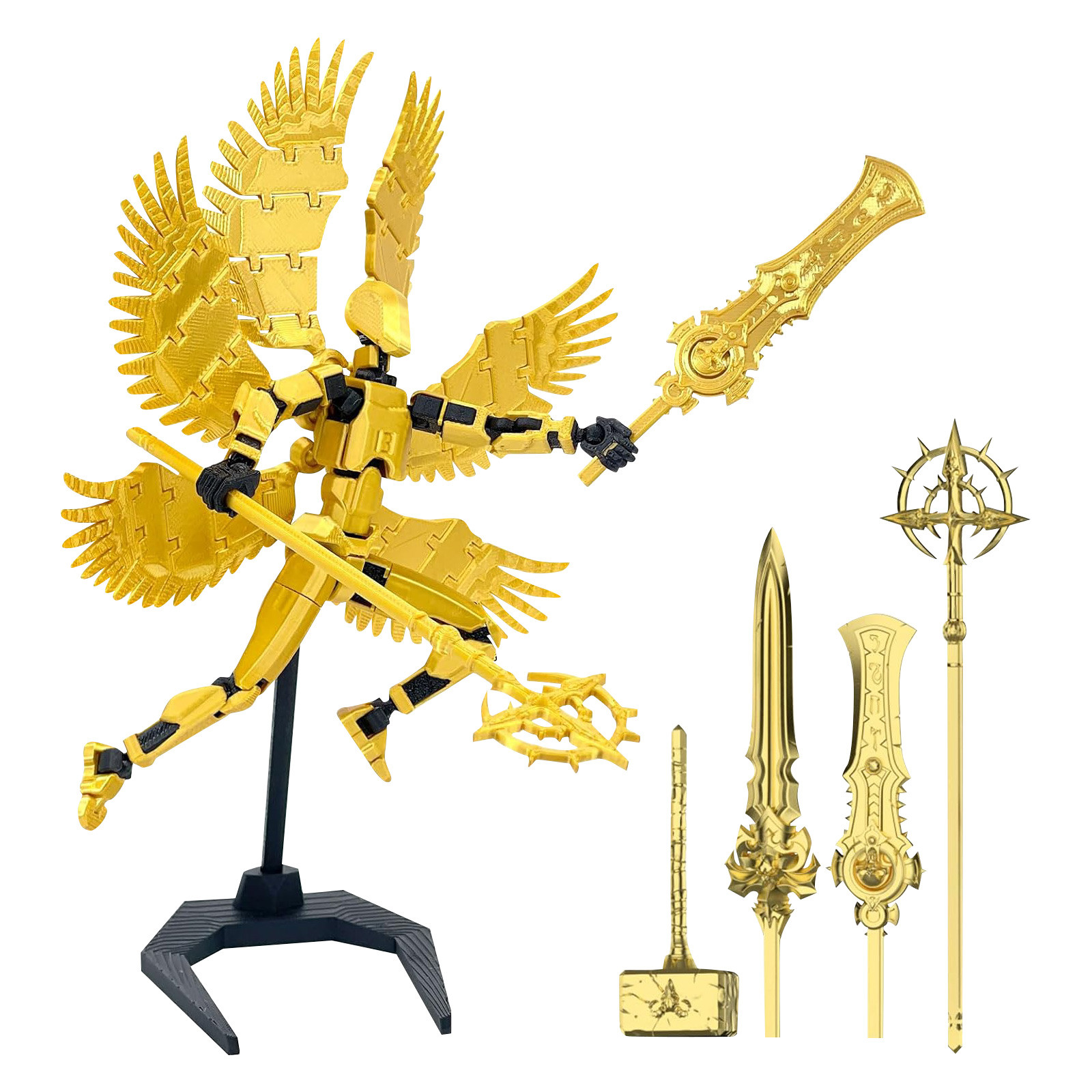 Titan 13 With Wings Figure Toy - 3D Printing Aluminium บทวิจารณ์และราคา