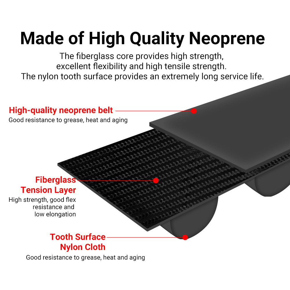 Lab X1 X1S P1P P1S Belt 1142mm - 3D Printing X Axis บทวิจารณ์และราคา