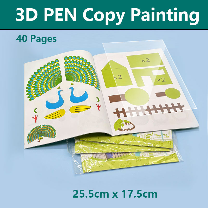 3D Pen Drawing Book with Graph - 3D Printing Template บทวิจารณ์และราคา