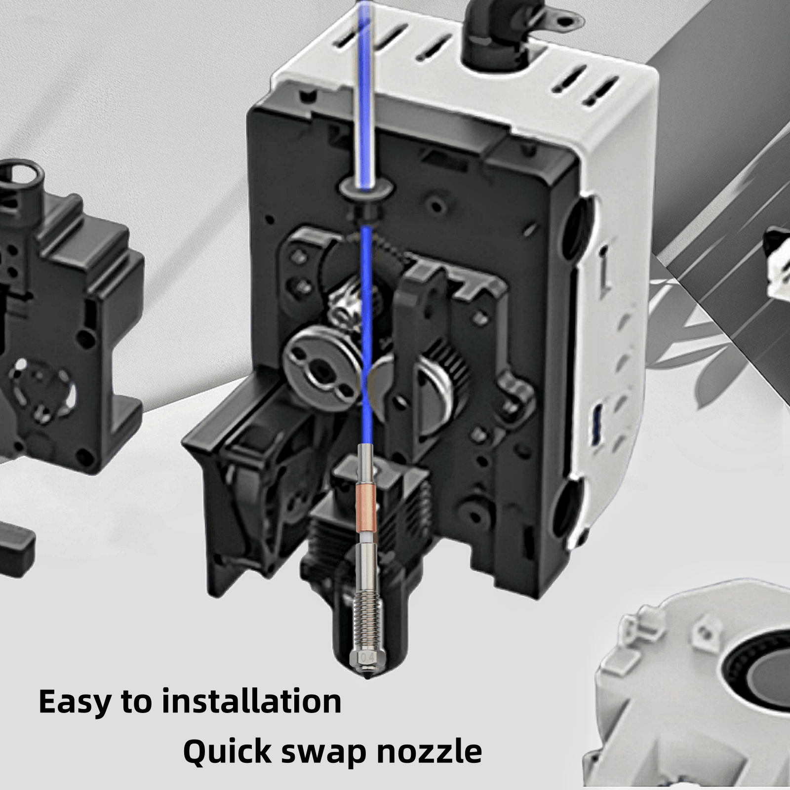 Bimetal Nozzle For QIDI Plus 4 - 3D Print Removal Tool บทวิจารณ์และราคา