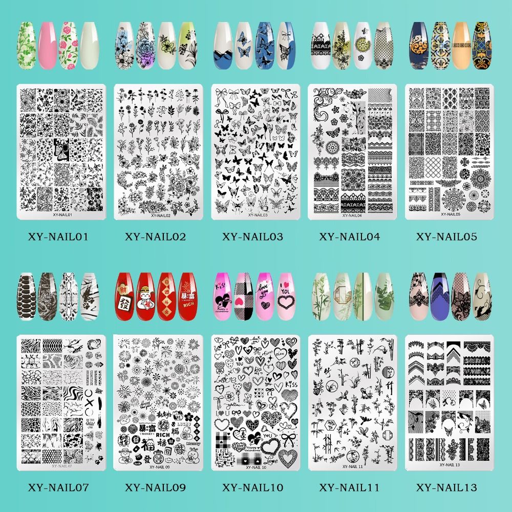 NEW Stainless Steel Nail Print - 3D Printing Template บทวิจารณ์และราคา