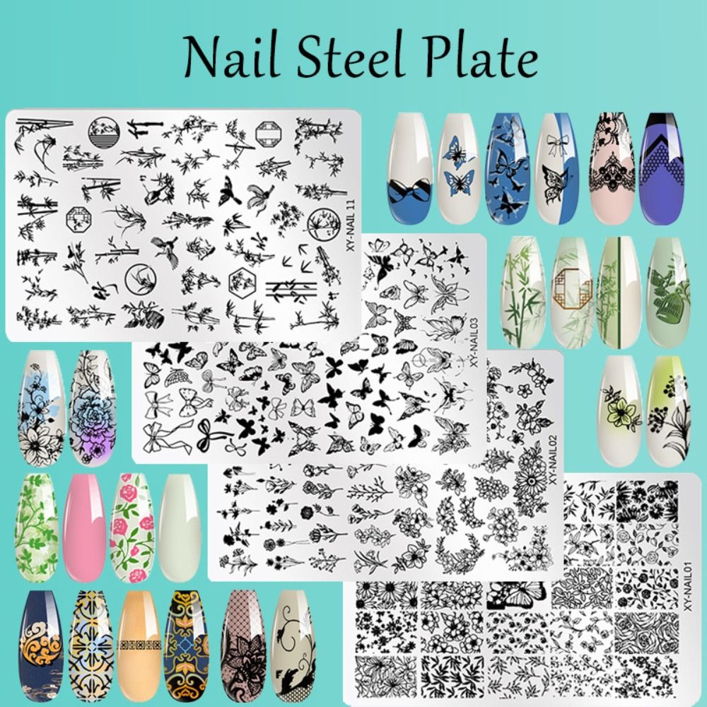 NEW Stainless Steel Nail Print - 3D Printing Template บทวิจารณ์และราคา
