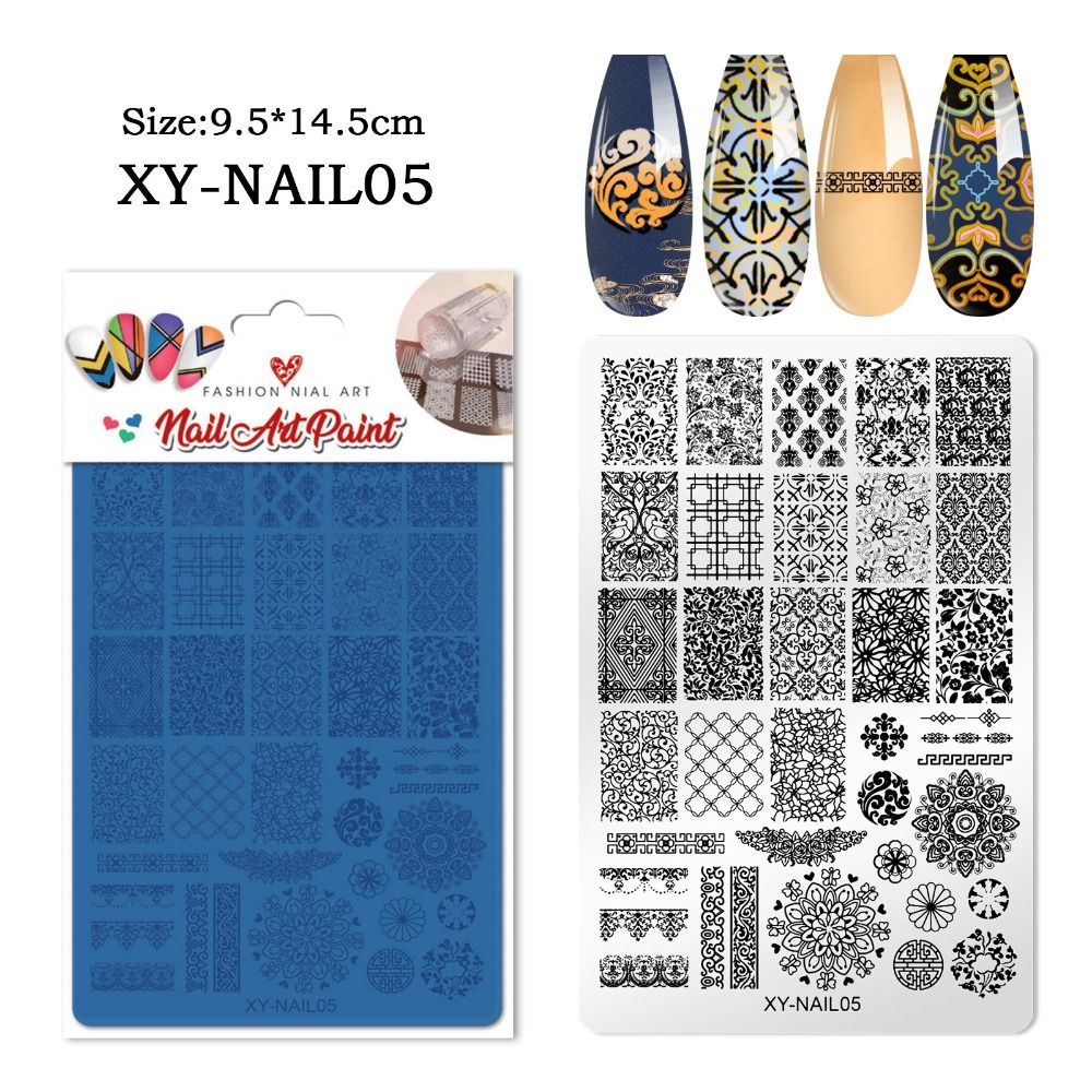NEW Stainless Steel Nail Print - 3D Printing Template บทวิจารณ์และราคา
