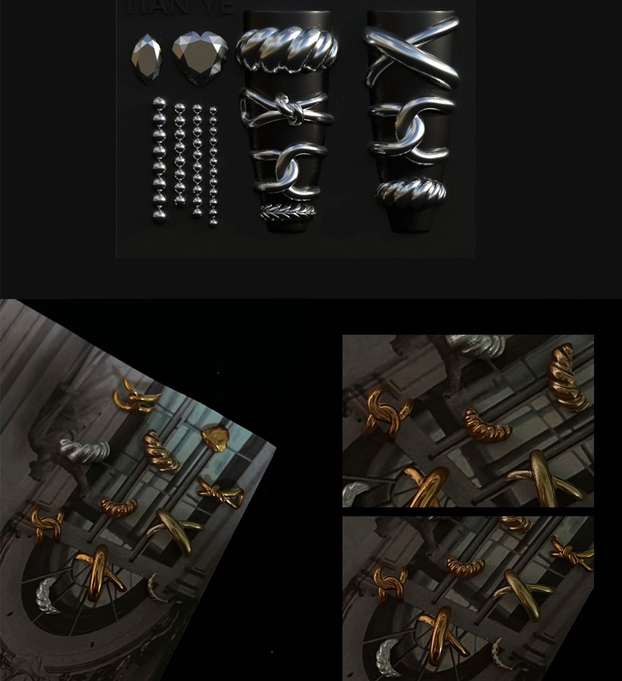 1pc  Metal Ring Mechanical Win - 3D Printing Template บทวิจารณ์และราคา