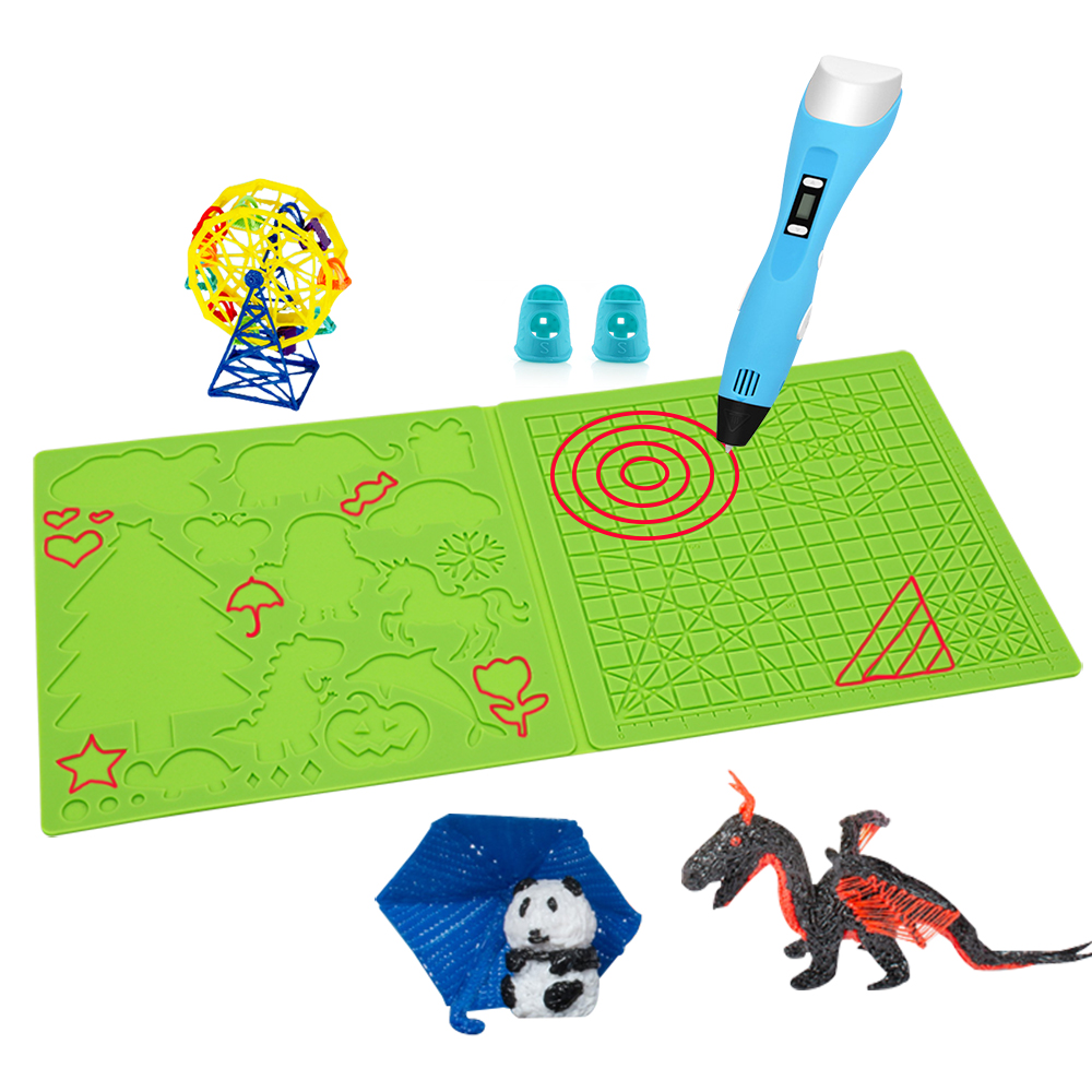 3D Printing Pen Silicone Pad w - 3D Printing Template บทวิจารณ์และราคา