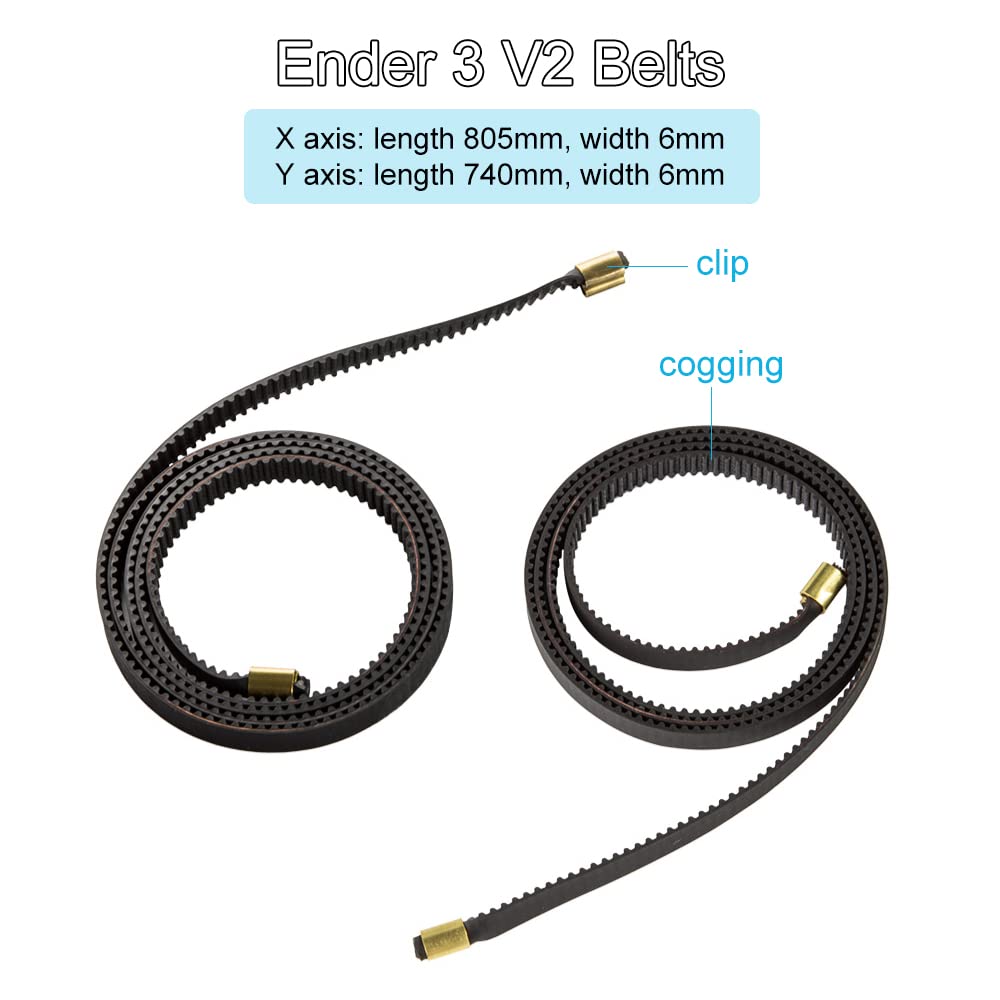 Creality Ender 3 V2 Belts XY S - 3D Printing X Axis บทวิจารณ์และราคา