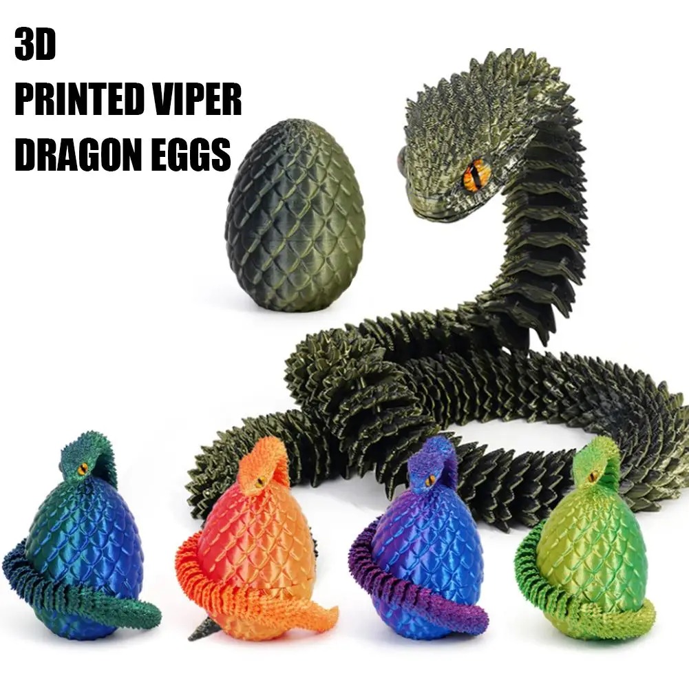 3D Printed Cool Snake Dragon E - 3D Printing Joint บทวิจารณ์และราคา