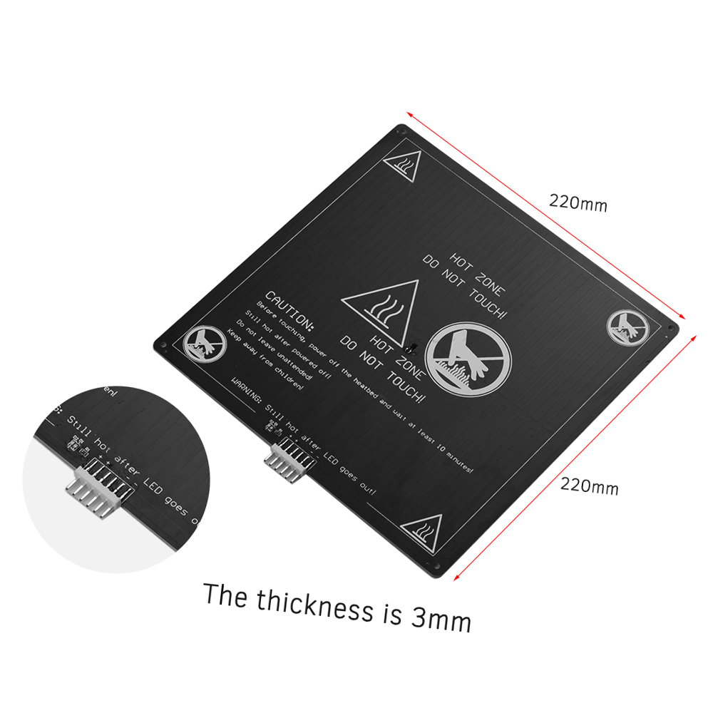 Aluminum Heated Bed 12V Hotbed - 3D Printing Industrial บทวิจารณ์และราคา