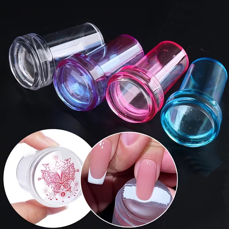 Blue Nail Art Stamper Silicone - 3D Printing Template บทวิจารณ์และราคา