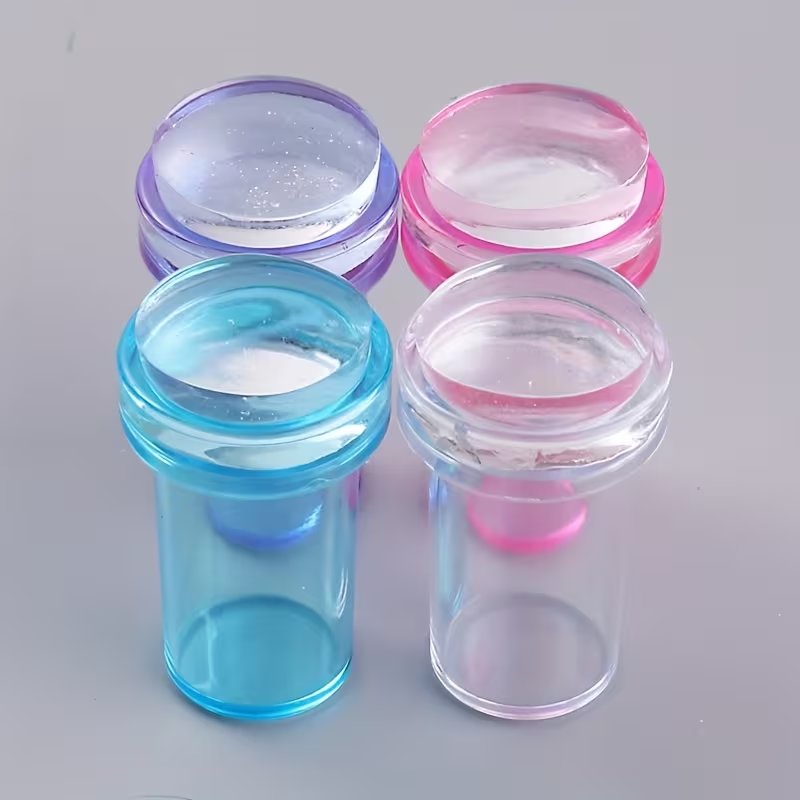 Blue Nail Art Stamper Silicone - 3D Printing Template บทวิจารณ์และราคา