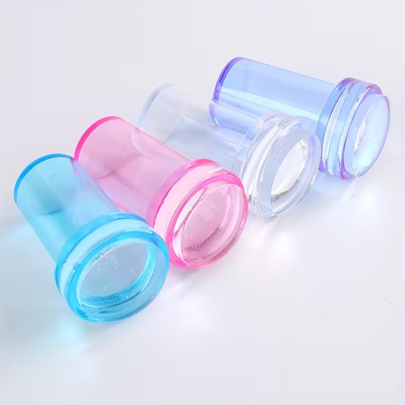 Blue Nail Art Stamper Silicone - 3D Printing Template บทวิจารณ์และราคา
