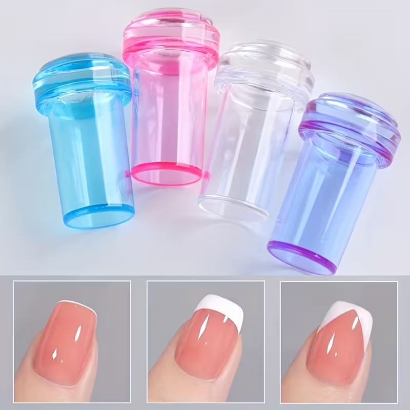 Blue Nail Art Stamper Silicone - 3D Printing Template บทวิจารณ์และราคา