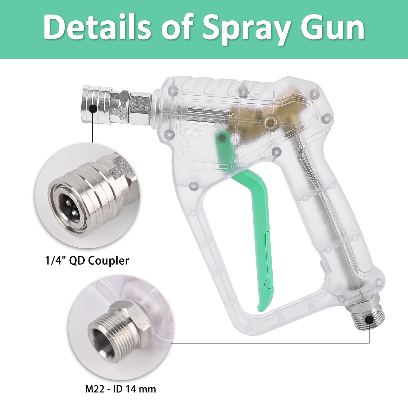 Pressure Washer Gun Kit - Conv - Nozzle Cleaning Kit บทวิจารณ์และราคา