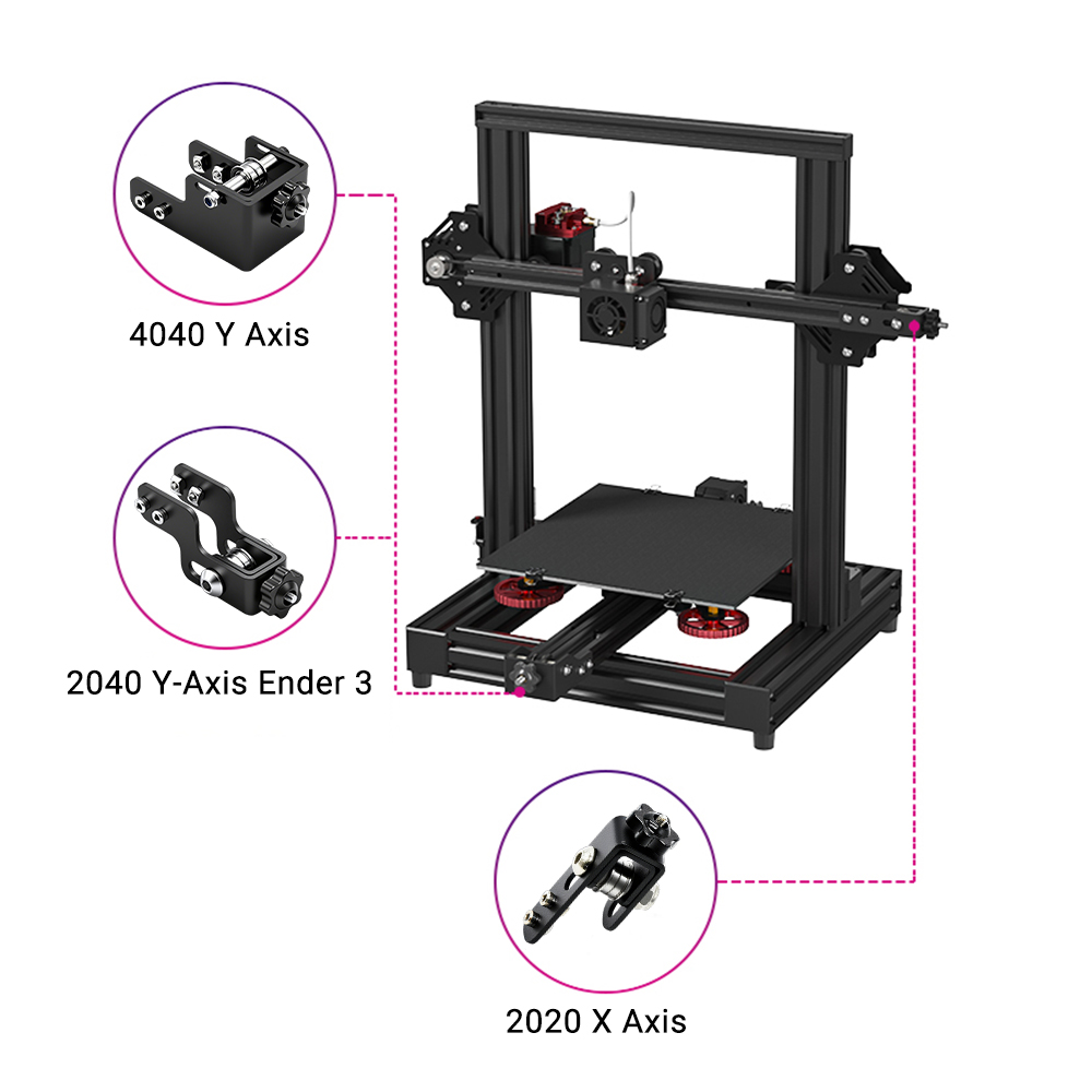 3D Printer Parts Belt Tensione - 3D Printing X Axis บทวิจารณ์และราคา